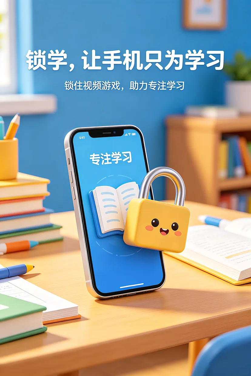 锁学——让手机只为学习。