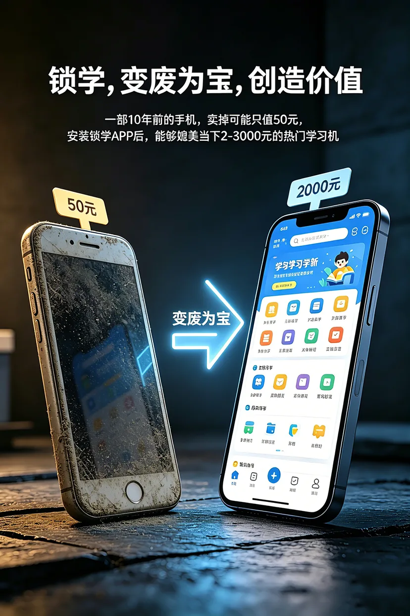改造闲置手机,变废为宝、助力学习